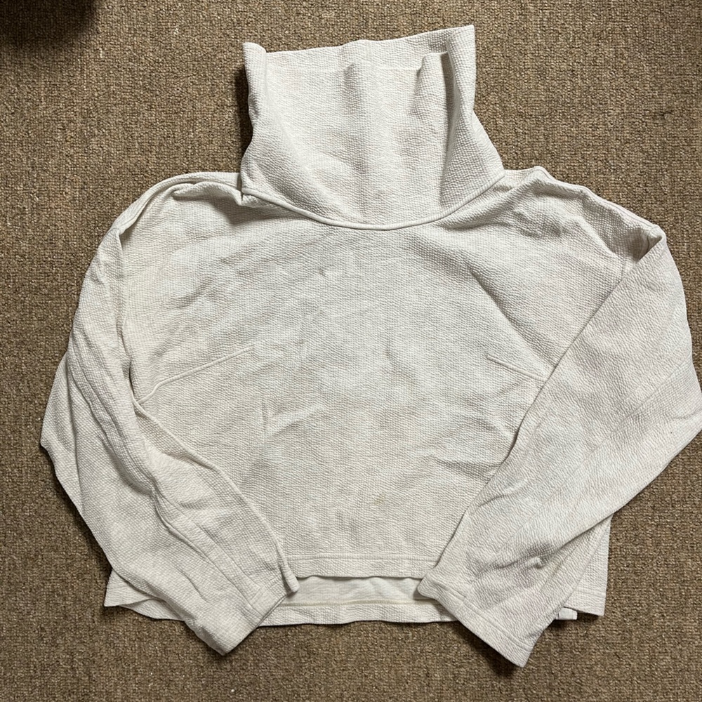 lululemon top with cowl neck